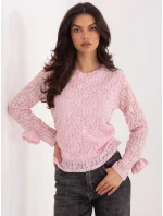 Bluzka IT BZ model 21807938 jasny różowy - FPrice Bluzka IT BZ model 21807938 jasny różowy - FPrice