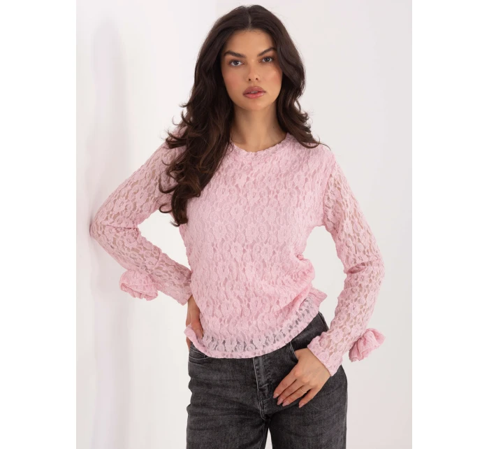 Bluzka IT BZ model 21807938 jasny różowy - FPrice Bluzka IT BZ model 21807938 jasny różowy - FPrice