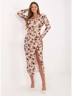 Sukienka IT SK beżowy model 21441172 - FPrice Sukienka IT SK beżowy model 21441172 - FPrice