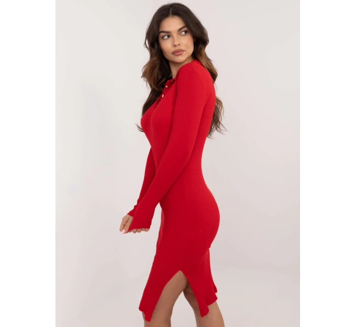 Sukienka RV SK model 20616328 czerwony - FPrice Sukienka RV SK model 20616328 czerwony - FPrice