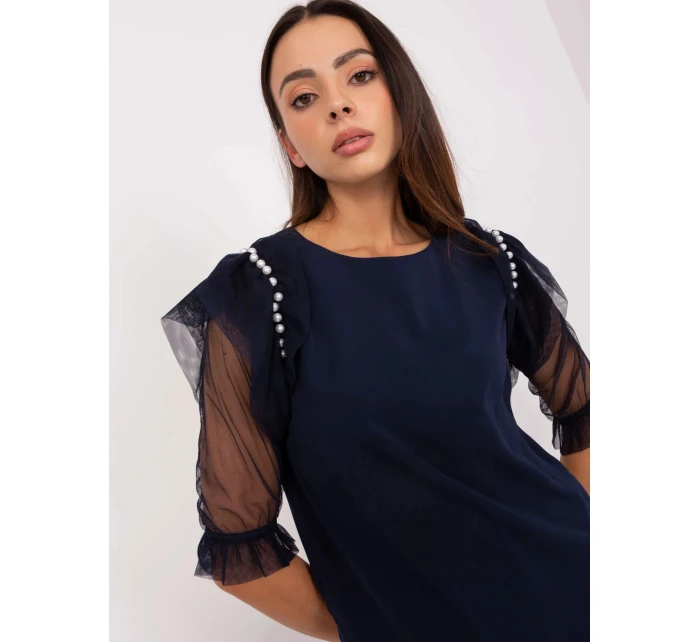 Dámská halenka LK BZ model 21402152 Tmavě modrá Lakerta - FPrice