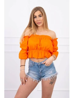 Dámská halenka model 21770361 oranžová - Kesi