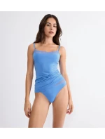 Feel of Modal Spaghetti Top - BLUE - TRIUMPH BLUE - TRIUMPH