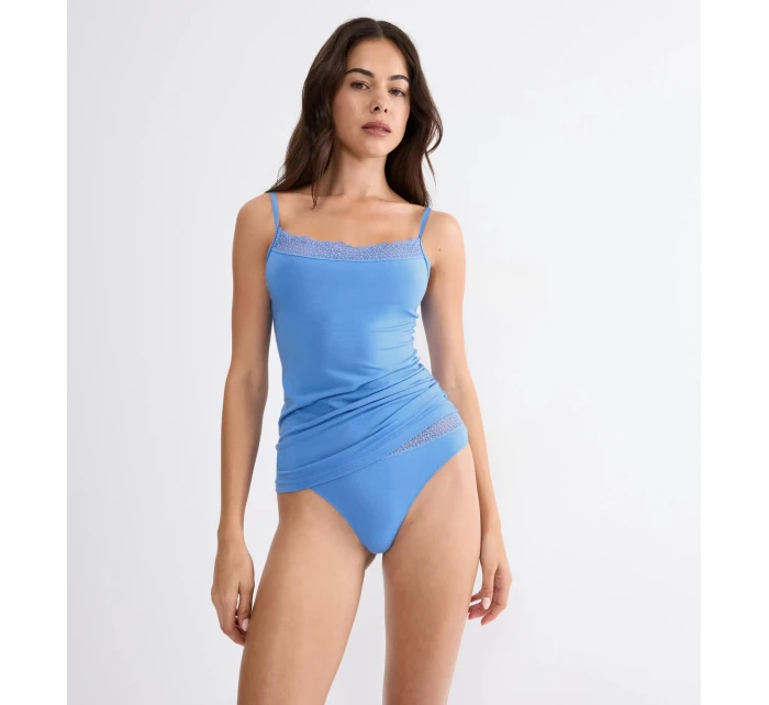 Feel of Modal Spaghetti Top - BLUE - TRIUMPH BLUE - TRIUMPH