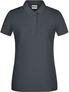 Daiber 8009 Dámské piqué polo z bio bavlny 02.8009 graphite