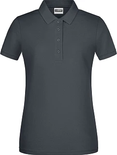 Dámské piqué polo z bio bavlny 02. graphite model 22534205 - Daiber