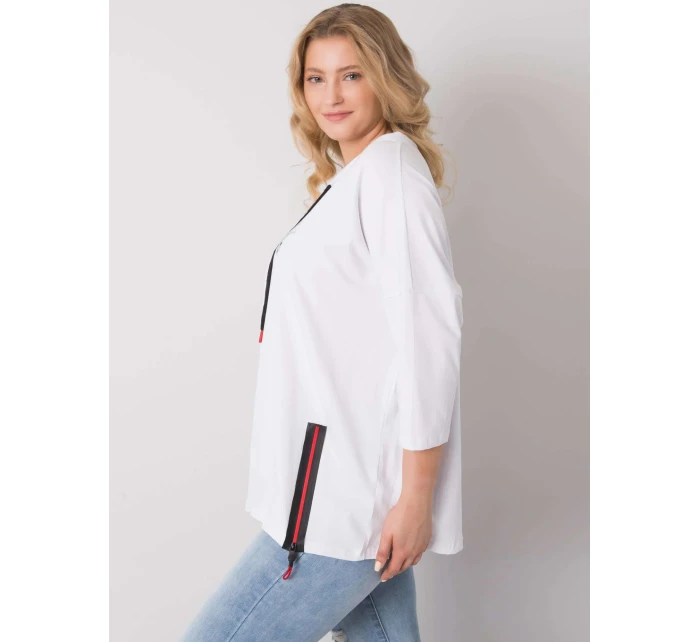 Bluzka RV BZ model 19693285 biały - FPrice Bluzka RV BZ model 19693285 biały - FPrice