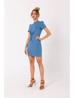 Mini šaty s předním  modré model 18383267 - Moe