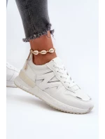 Dámské tenisky vyrobené z eko kůže bílé Kaimans Dámské tenisky vyrobené z eko kůže bílé Kaimans