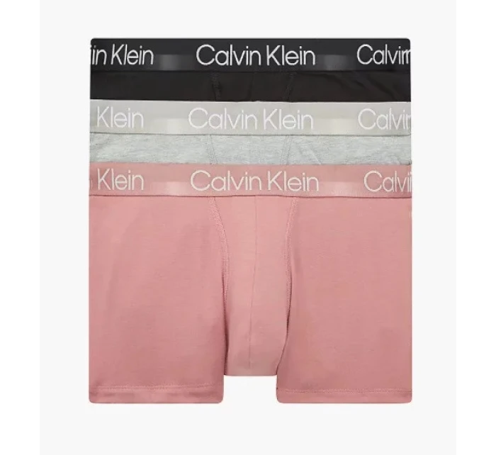 Pánské bavlněné trenýrky 3pack NB2970A-UW5 - Calvin Klein