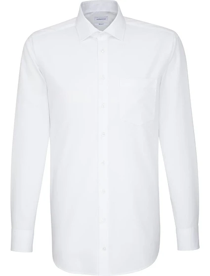 Seidensticker Shirt Regular LSL (38-47) košile s extra dlouhými rukávy 78.3005 white Seidensticker Shirt Regular LSL (38-47) košile s extra dlouhými rukávy 78.3005 white