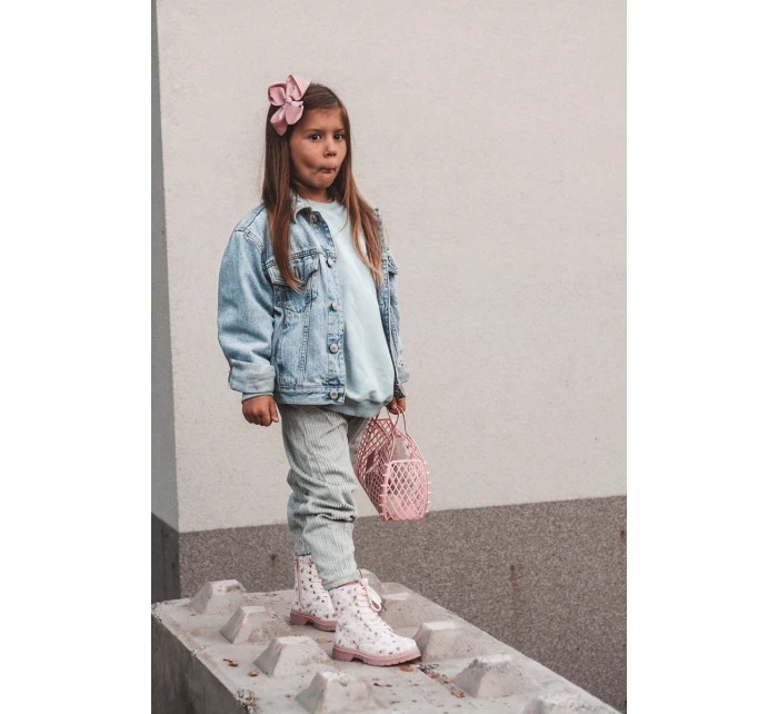 Dětské zateplené boty na zip Růžové model 21634773 - Boto Dětské zateplené boty na zip Růžové model 21634773 - Boto