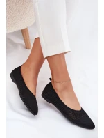 Baleríny z se zapínáním na černé model 21702975 - Boto