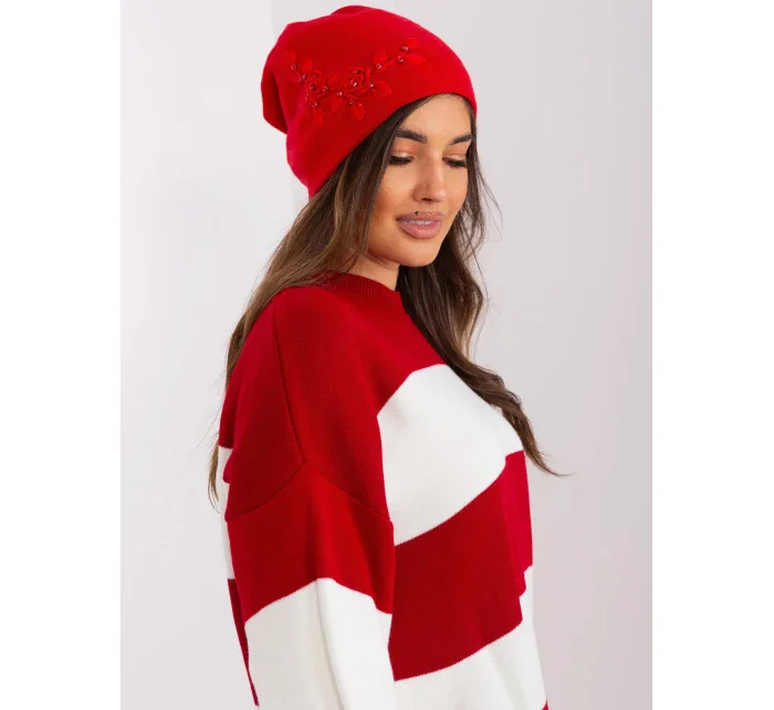 Czapka AT CZ model 19005887 czerwony - FPrice Czapka AT CZ model 19005887 czerwony - FPrice