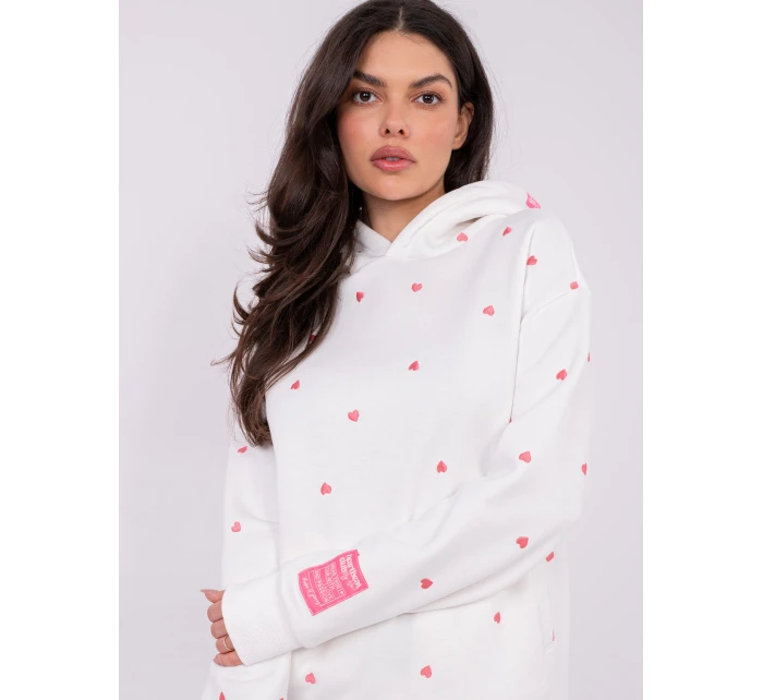 Mikina D10618BC02834A1 bílá