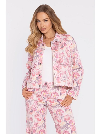 model 22040645 Bunda s knoflíky a klopami model 2 - Moe