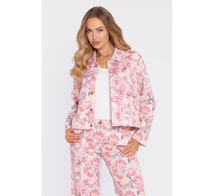 model 22040645 Bunda s knoflíky a klopami model 2 - Moe