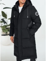 Pánská zimní bunda s kapucí černá TX5068