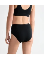 Dámské kalhotky GO Daily Cotton Midi 3P - BLACK - černé 0004 - SLOGGI Dámské kalhotky GO Daily Cotton Midi 3P - BLACK - černé 0004 - SLOGGI