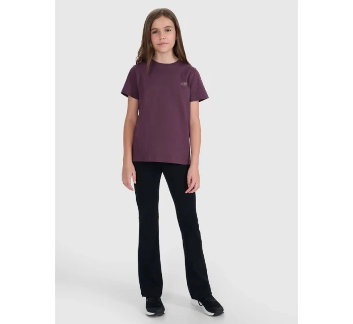 Dětské hladké tričko (SADA 2) 4F 4FJRAW25TTSHU3157-92S