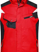 Daiber JN 822 Pracovní vesta - Strong 02.0822 red/black