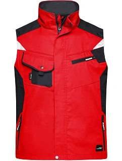 JN Pracovní vesta Strong 02.0 red/black model 22491152 - Daiber
