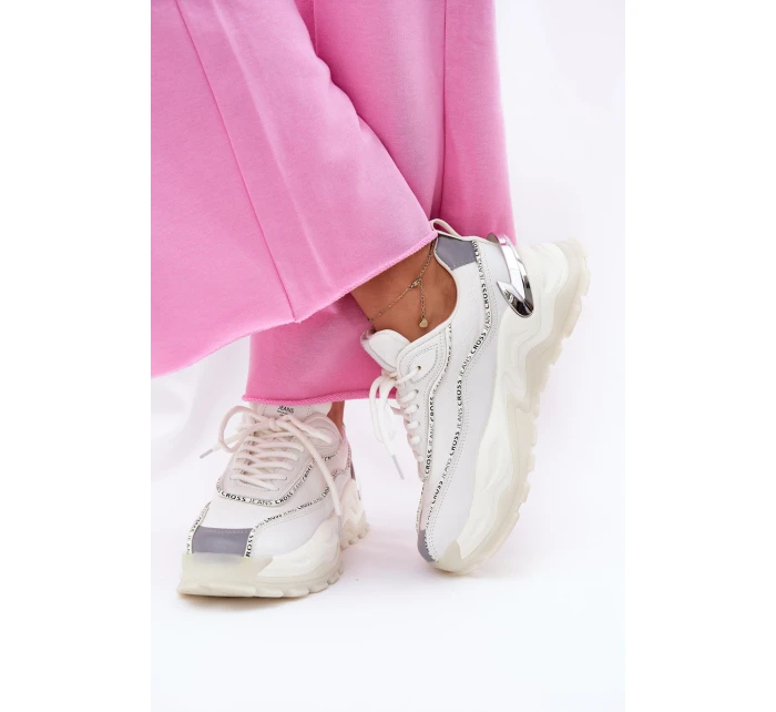 Dámské Sportovní Obuv Cross Jeans II2R4017C Bílé