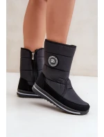 Dámské sněhule se zipem Progress model 21602451 Černé - Boto