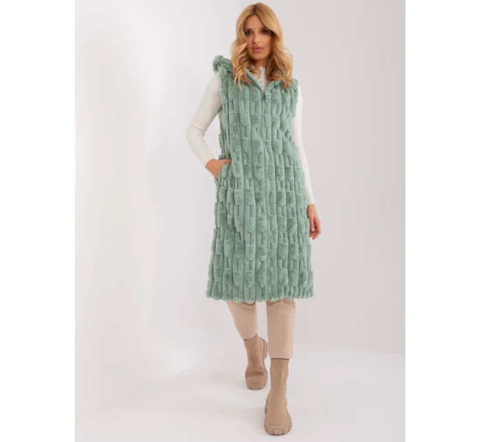 Kamizelka AT KZ pistacjowy model 19367688 - FPrice Kamizelka AT KZ pistacjowy model 19367688 - FPrice