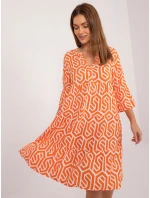 Šaty D73771M30214K oranžová Šaty D73771M30214K oranžová