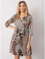 Šaty DHJ SK 11092A 2.01P černá a béžová Šaty DHJ SK 11092A 2.01P černá a béžová