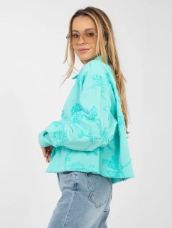 IT KR bunda FL9993.77 tyrkysová