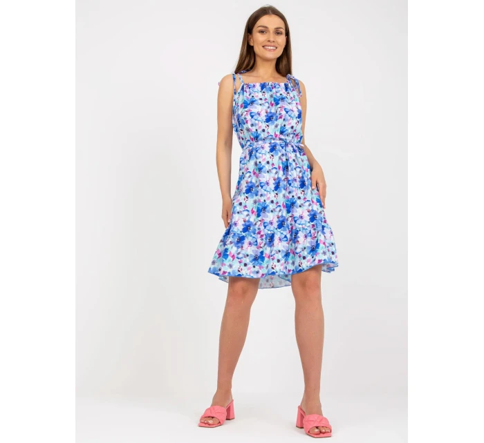 Šaty WN SK 0806 3.22 bílé a modré Šaty WN SK 0806 3.22 bílé a modré