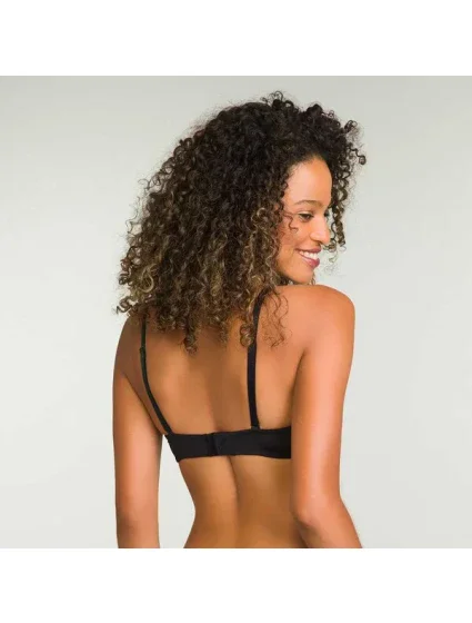 Dámská podprsenka s odnímatelnými ramínky DIM WIREFREE STRAPLESS BRA - DIM - černá