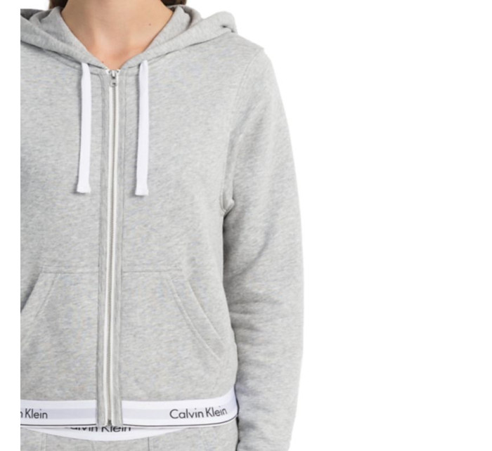 Calvin Klein Top Hoodie Full Z W QS5667E Mikina s kapucí