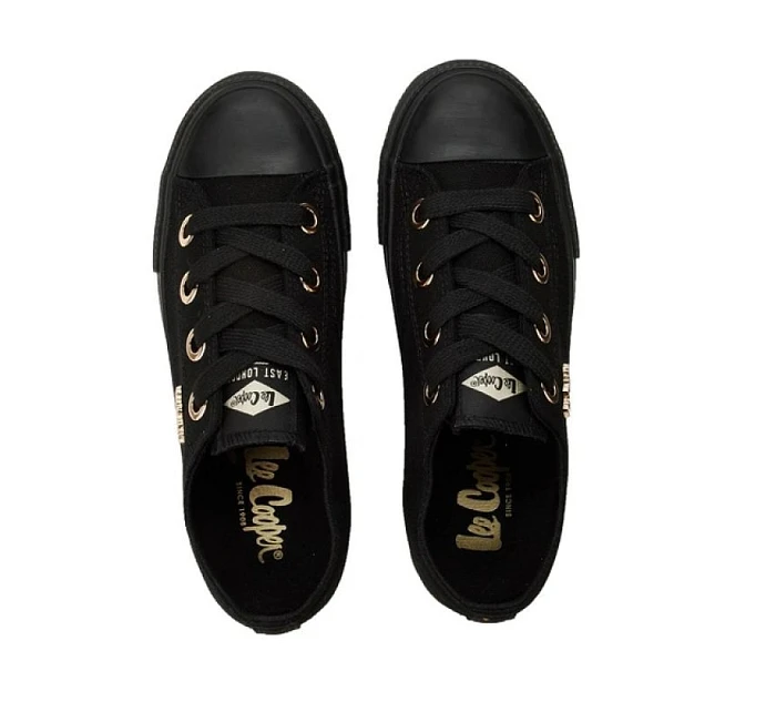 Lee Cooper dámské sportovní boty textilní tenisky stylové černé dámské