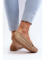 Dámské černé šněrovací mokasíny model 21659416 - Boto Dámské černé šněrovací mokasíny model 21659416 - Boto