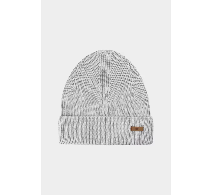 Pánská čepice model 21998095 Světle šedá - 4F Pánská čepice model 21998095 Světle šedá - 4F