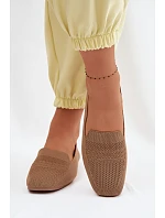 Materiálové dámské světle hnědé model 22102802 - Boto