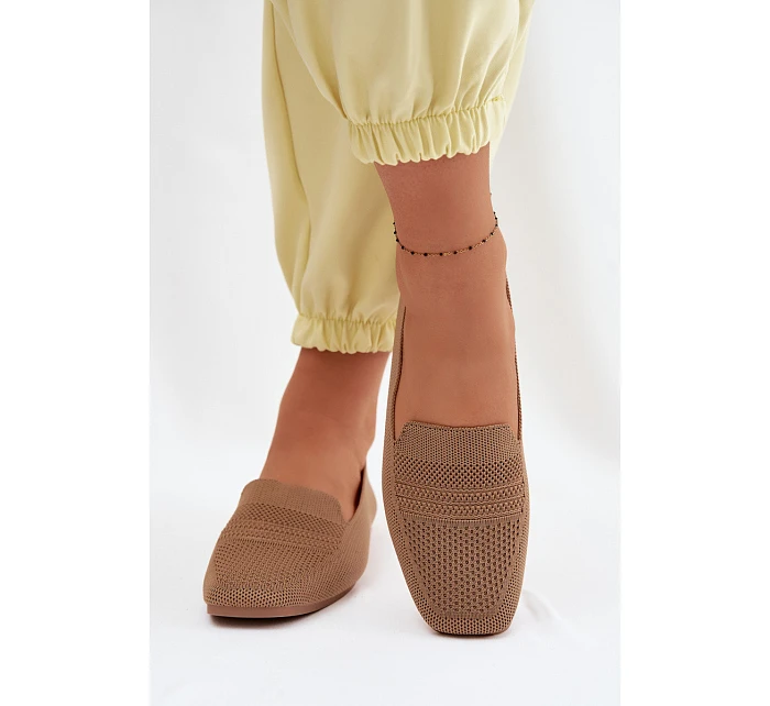 Materiálové dámské světle hnědé model 22102802 - Boto