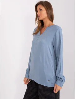 Halenka D73792M11081A šedá modrá