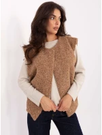 Kamizelka IT KZ model 21334789 camelowy - FPrice Kamizelka IT KZ model 21334789 camelowy - FPrice