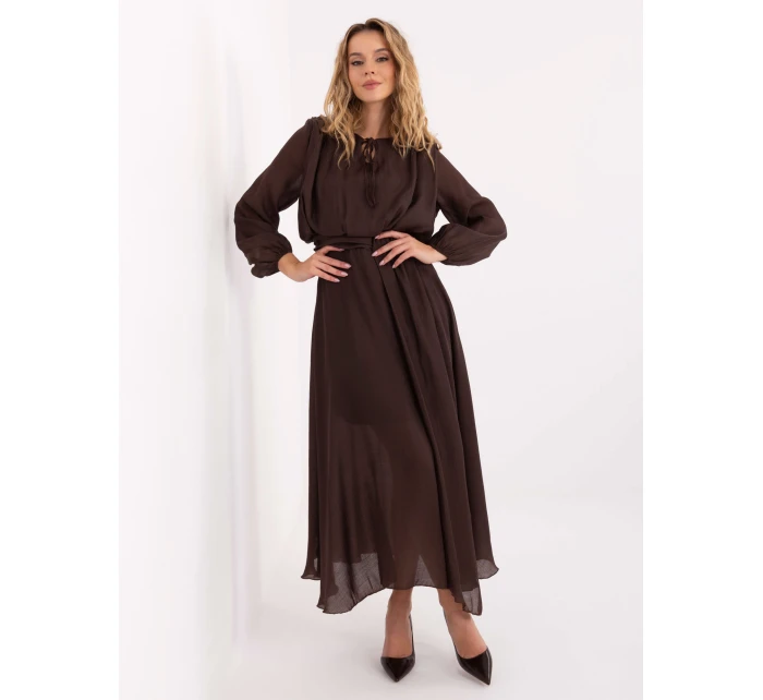 Sukienka MI SK model 21755233 ciemny brązowy - FPrice