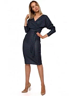 Pletené šaty s potiskem M524 model 3 - Moe