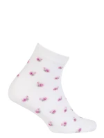 TENKÉ PONOŽKY BARVA 6-11 LET DÍVKY BÍLÉ 30-32