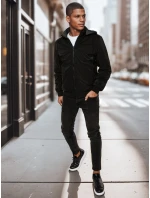 Pánská oboustranná bunda s kapucí černá FashionStreet TX4951 Pánská oboustranná bunda s kapucí černá FashionStreet TX4951