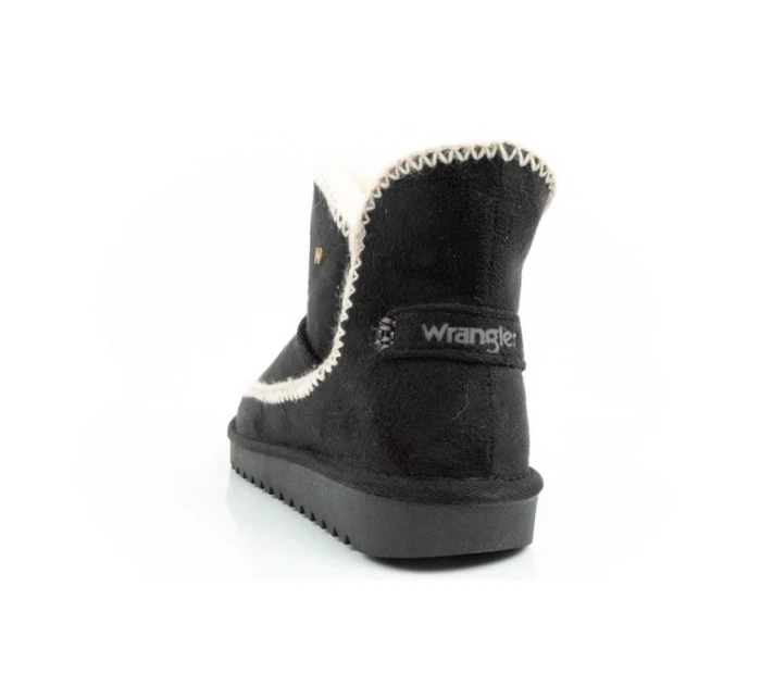 Wrangler Elsa zimní kotníkové boty zateplené pohodlné módní černé