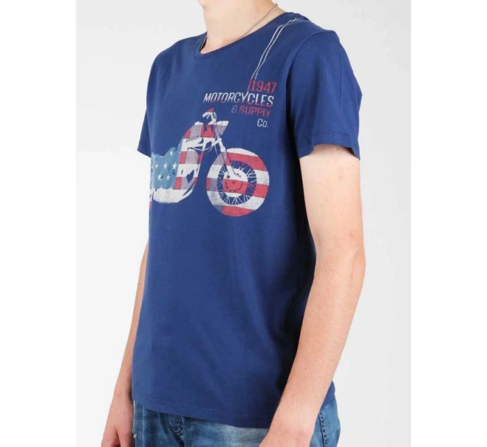 Tričko Wrangler S/S Biker Flag Tee W7A53FK 1F