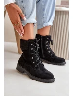 Dámské podšité boty workery na zip černé Mivael Dámské podšité boty workery na zip černé Mivael