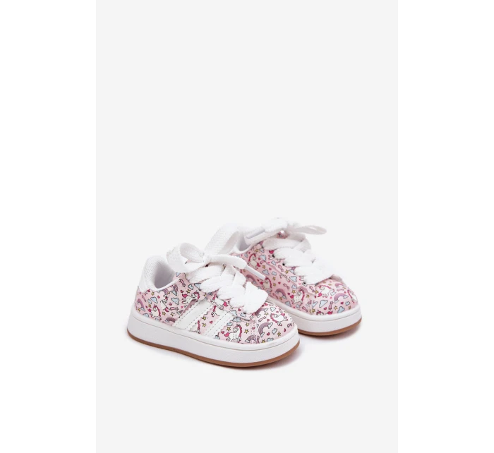 Dívčí Sportovní Boty S Motivem Jednorožce Růžové Ilana